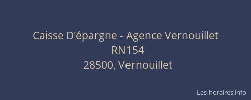 Caisse D'&eacute;pargne - Agence Vernouillet