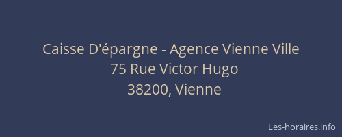 Caisse D'épargne - Agence Vienne Ville