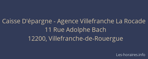 Caisse D'épargne - Agence Villefranche La Rocade