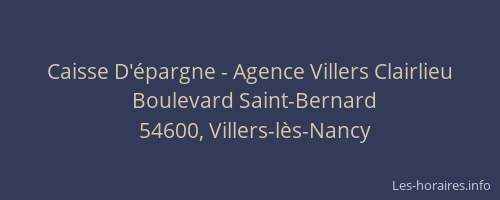 Caisse D'épargne - Agence Villers Clairlieu