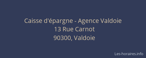 Caisse d'épargne - Agence Valdoie