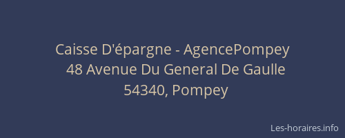 Caisse D'épargne - AgencePompey