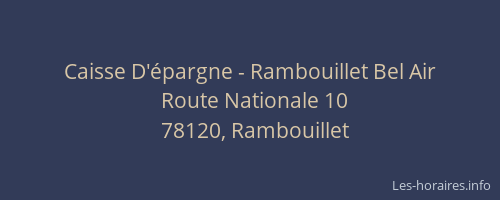 Caisse D'épargne - Rambouillet Bel Air