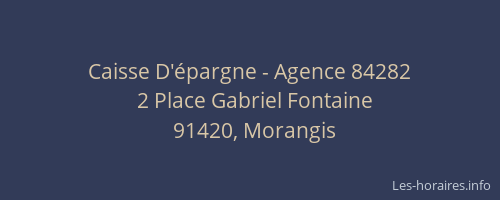 Caisse D'épargne - Agence 84282