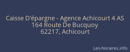 Caisse D'épargne - Agence Achicourt 4 AS