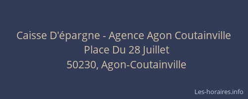 Caisse D'épargne - Agence Agon Coutainville