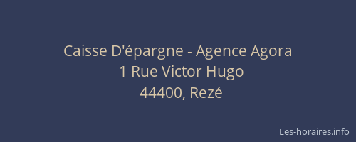 Caisse D'épargne - Agence Agora
