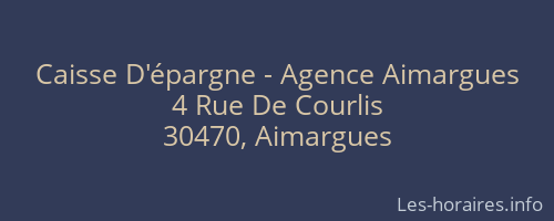 Caisse D'épargne - Agence Aimargues