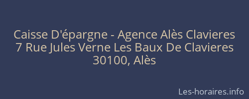 Caisse D'épargne - Agence Alès Clavieres