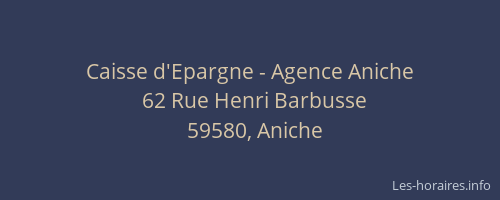 Caisse d'Epargne - Agence Aniche