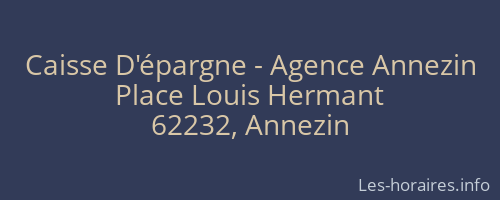 Caisse D'épargne - Agence Annezin