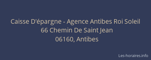 Caisse D'épargne - Agence Antibes Roi Soleil