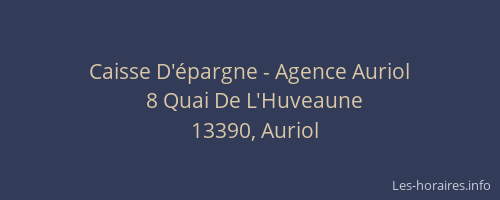 Caisse D'épargne - Agence Auriol