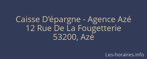 Caisse D'épargne - Agence Azé