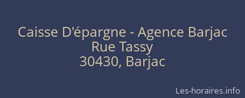 Caisse D'épargne - Agence Barjac