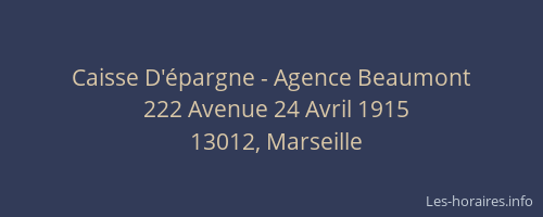 Caisse D'épargne - Agence Beaumont