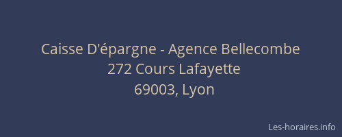 Caisse D'épargne - Agence Bellecombe