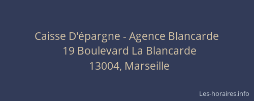 Caisse D'épargne - Agence Blancarde