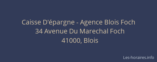 Caisse D'épargne - Agence Blois Foch