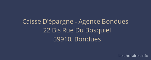Caisse D'épargne - Agence Bondues