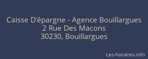Caisse D'épargne - Agence Bouillargues