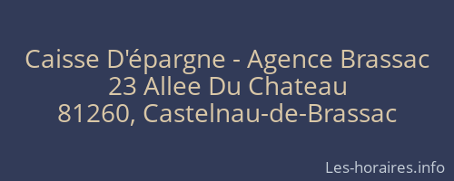 Caisse D'épargne - Agence Brassac