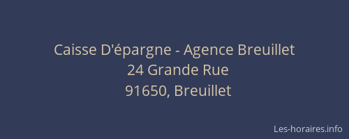 Caisse D'épargne - Agence Breuillet