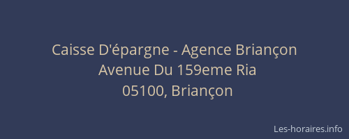 Caisse D'épargne - Agence Briançon