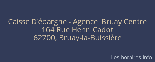 Caisse D'épargne - Agence  Bruay Centre