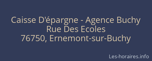 Caisse D'épargne - Agence Buchy