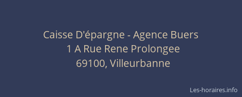 Caisse D'épargne - Agence Buers