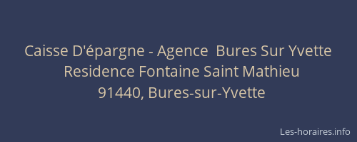 Caisse D'épargne - Agence  Bures Sur Yvette