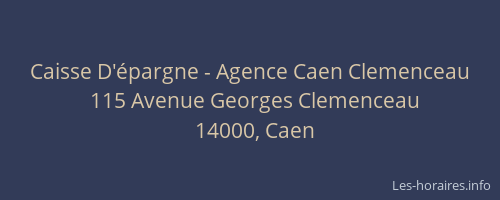 Caisse D'épargne - Agence Caen Clemenceau