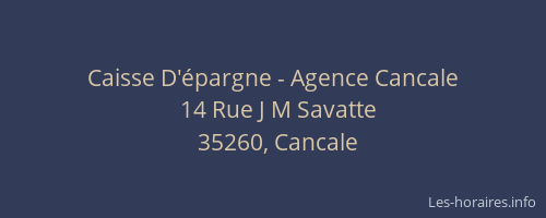 Caisse D'épargne - Agence Cancale