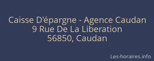 Caisse D'épargne - Agence Caudan