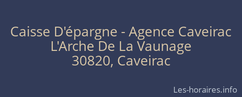 Caisse D'épargne - Agence Caveirac