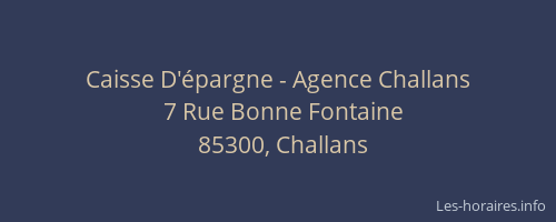 Caisse D'épargne - Agence Challans