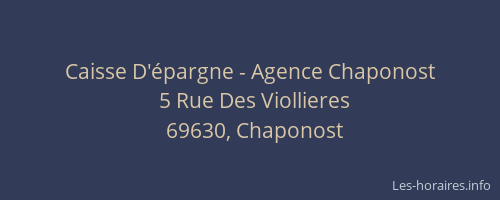 Caisse D'épargne - Agence Chaponost