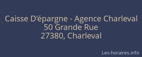 Caisse D'épargne - Agence Charleval