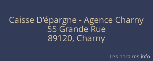 Caisse D'épargne - Agence Charny