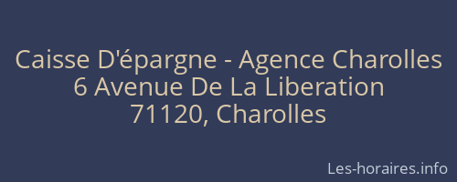 Caisse D'épargne - Agence Charolles