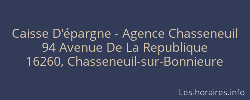 Caisse D'épargne - Agence Chasseneuil