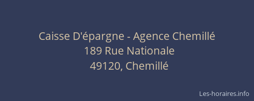 Caisse D'épargne - Agence Chemillé