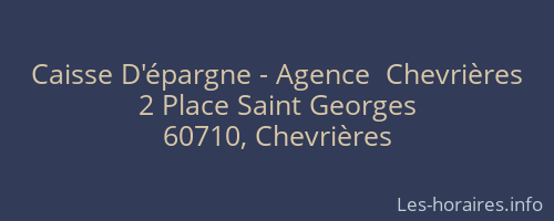 Caisse D'épargne - Agence  Chevrières