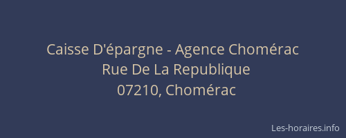 Caisse D'épargne - Agence Chomérac