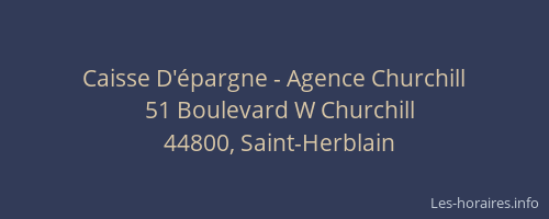 Caisse D'épargne - Agence Churchill