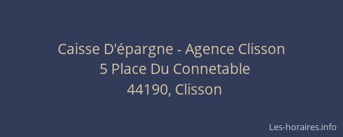 Caisse D'épargne - Agence Clisson