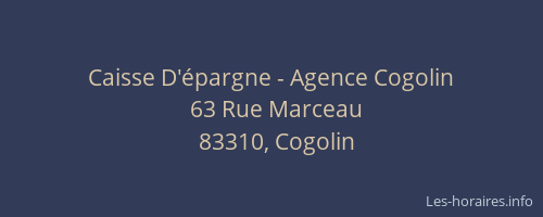 Caisse D'épargne - Agence Cogolin