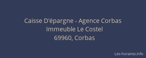 Caisse D'épargne - Agence Corbas