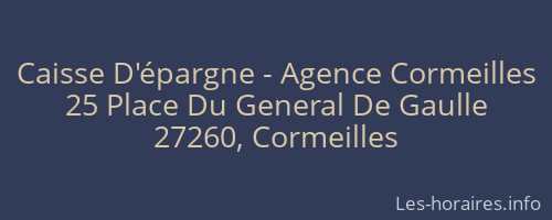 Caisse D'épargne - Agence Cormeilles